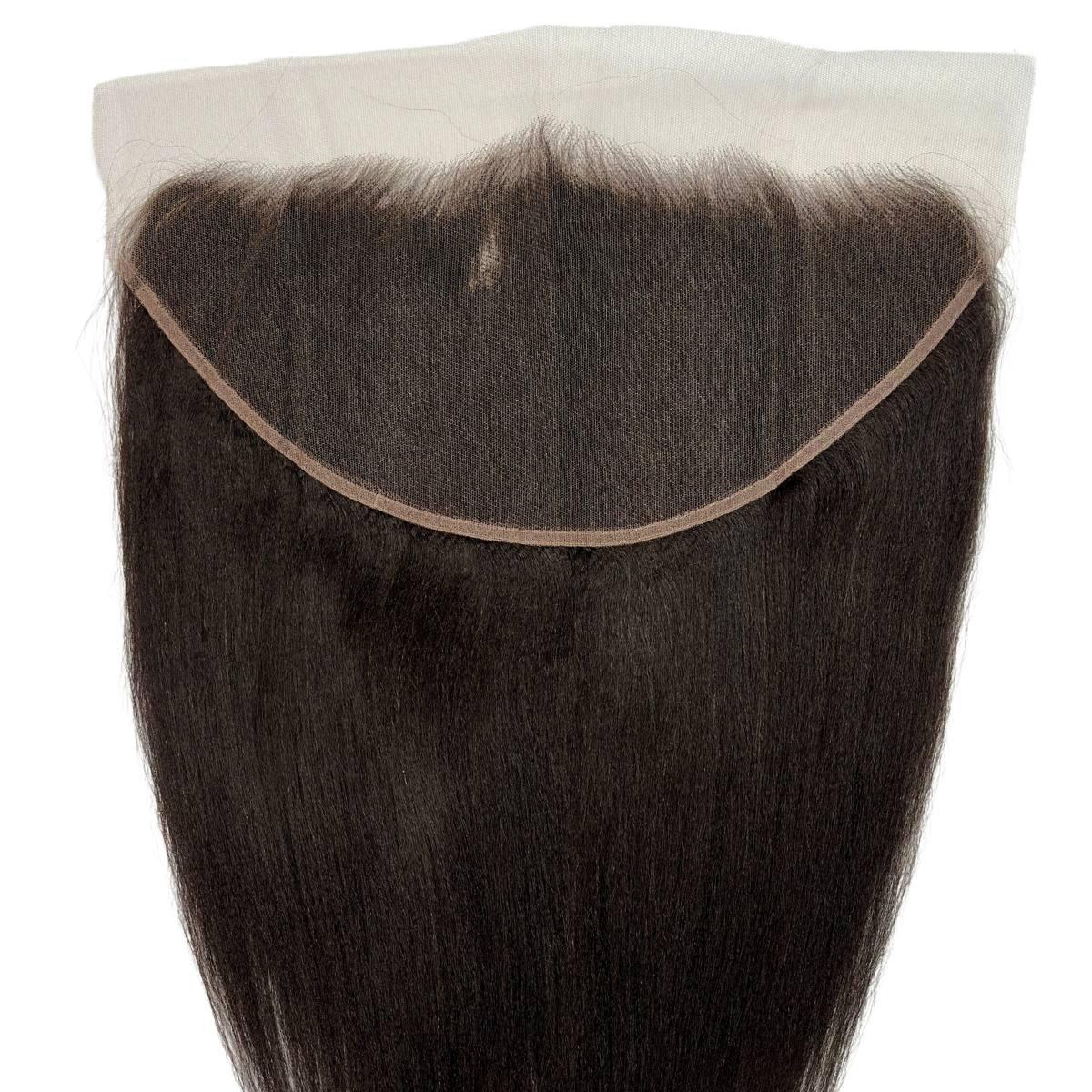 Yaki Straight 13x6 HD Lace Human Hair Frontal - Plush Fashion Hub