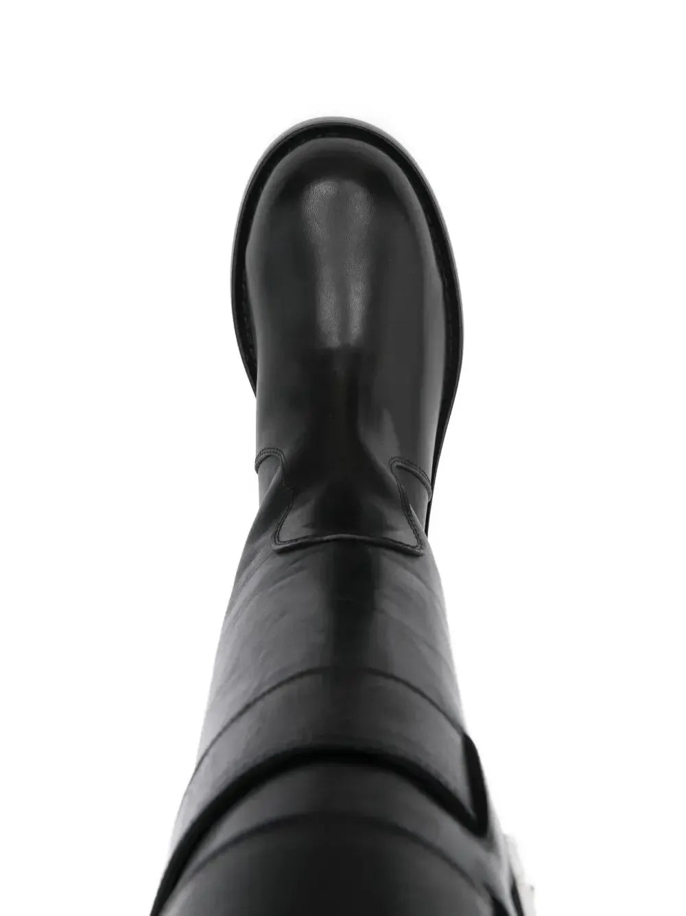 Ann Demeulemeester Women "Osmo" Rounded Boots With Belts - Plush Fashion Hub
