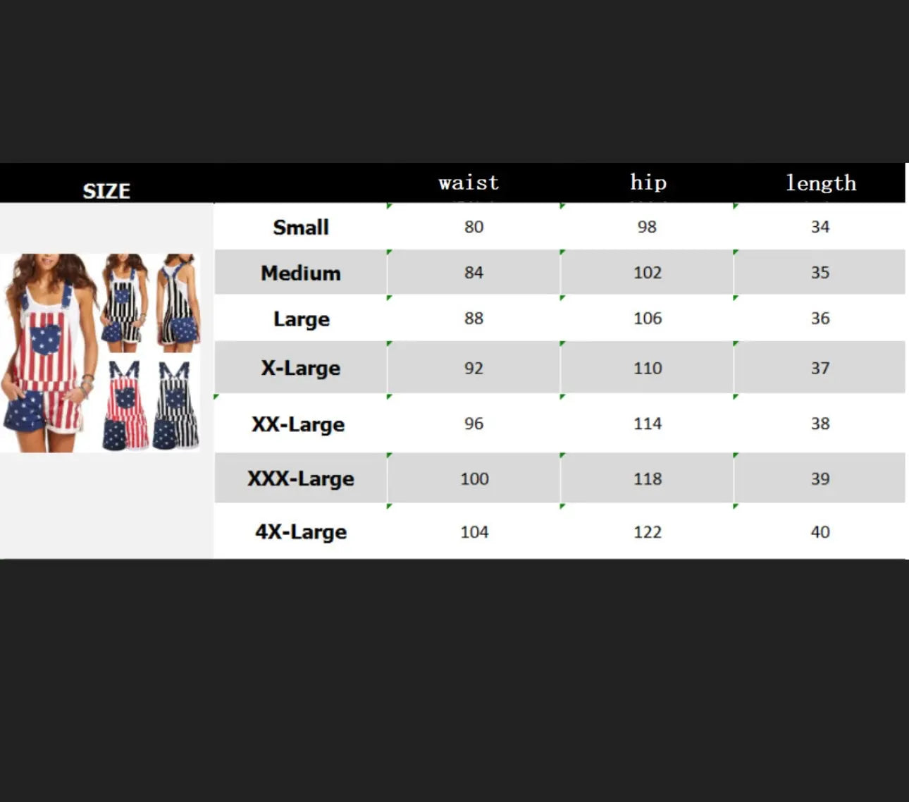 ‘Merica Overalls Pretty Little Patriot