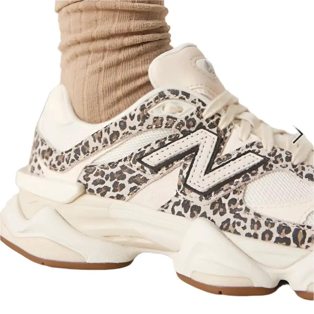 New Balance 9060 Leopard Print Beige - Plush Fashion Hub