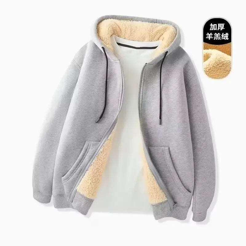 Plush And Thick Hooded Autumn And Winter Loose Casual Sweatshirt - Plush Fashion Hub