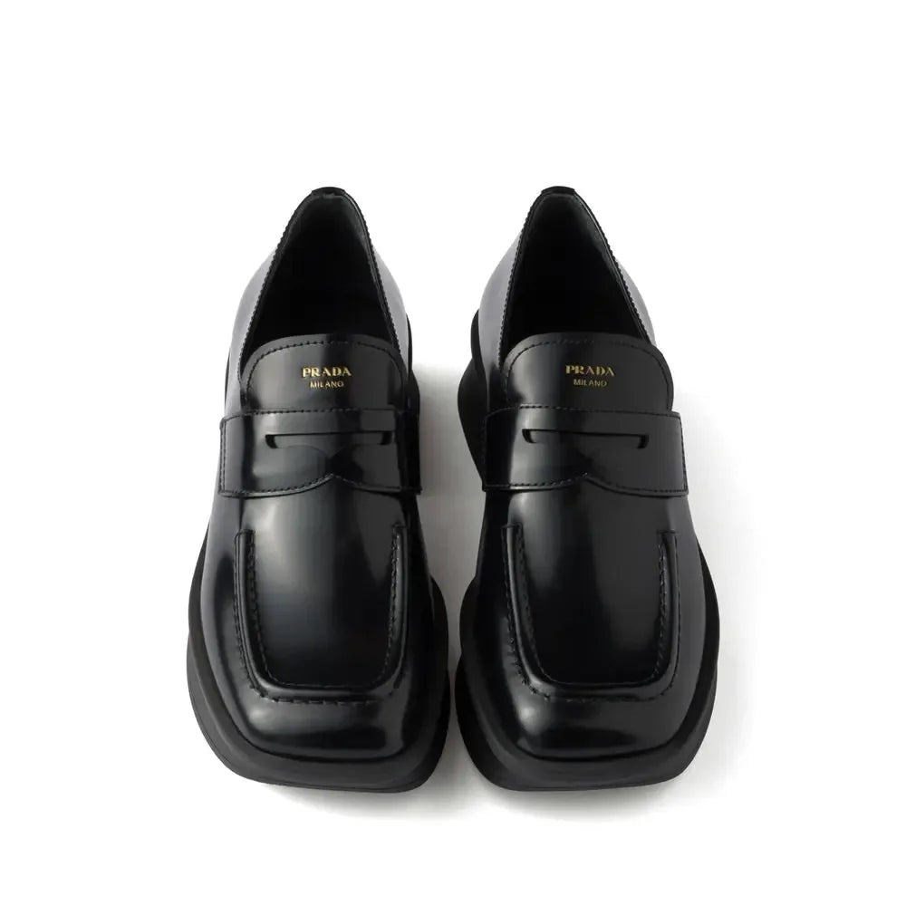 Prada Black Loafers Women - Plush Fashion Hub