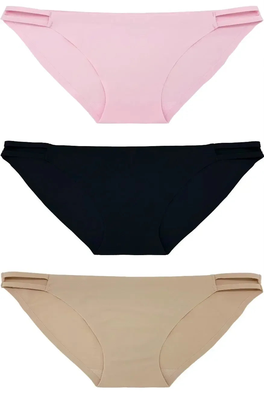 Seamless Glam panty 3 pack - Plush Fashion Hub