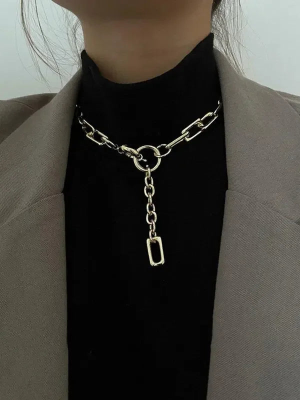 Simple Normcore Chain Necklace - Plush Fashion Hub