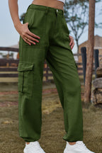 Plush Fashion Shop denim long jeans with front pocket, slim fit style, in classic blue denim fabric.