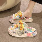 Open toe lace-up sandals by Shopimist featuring stylish straps and a comfortable sole, perfect for warm weather wear.