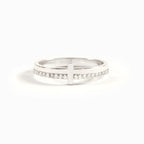 Sterling silver cross ring from Shopimist featuring a detailed cross design on a smooth band.