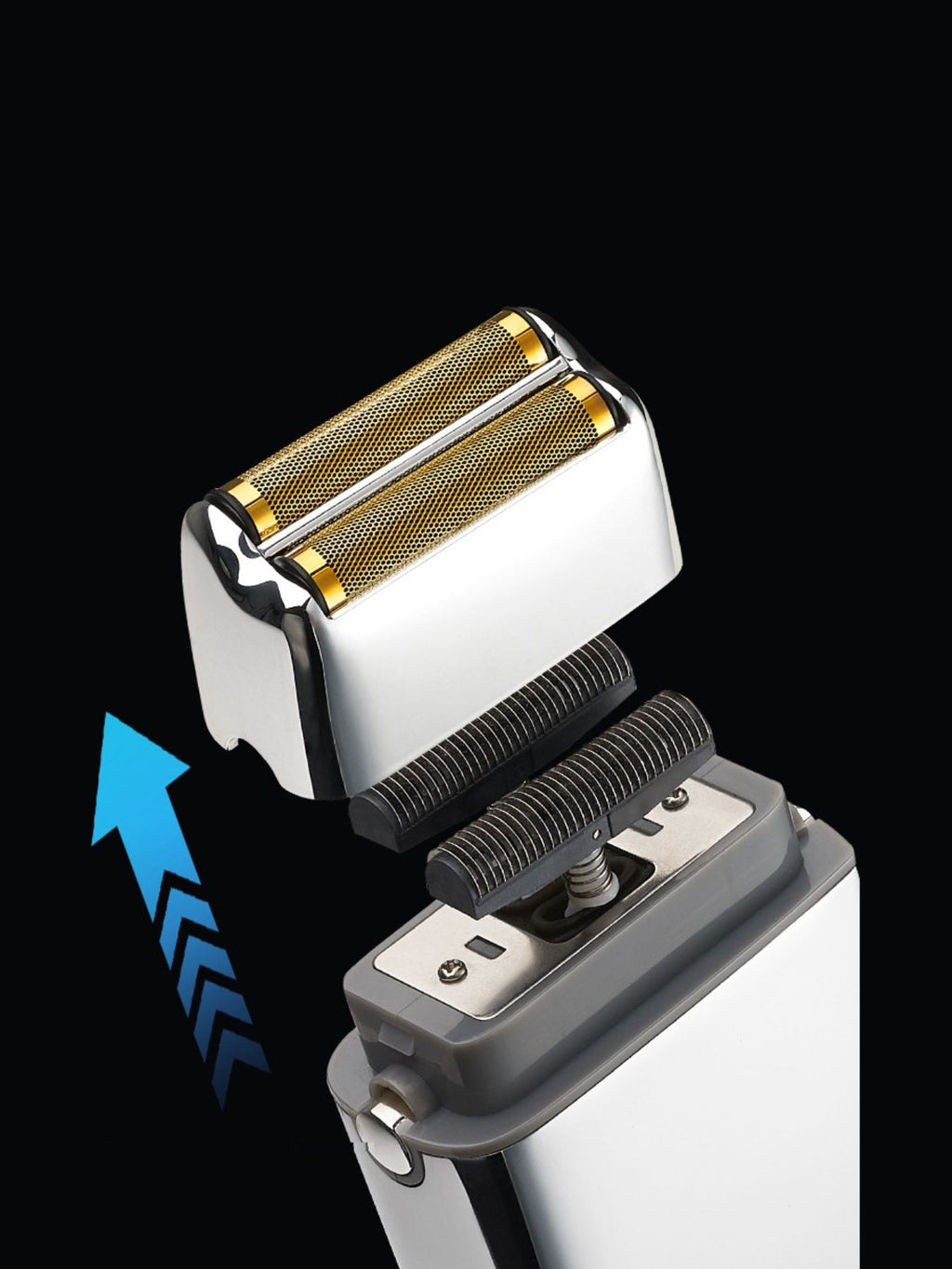 Portable mini electric foil shaver by Trendsi for grooming, compact rechargeable beauty and health tool for precise facial hair removal.