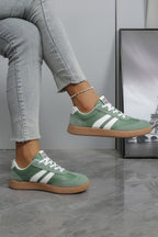 Women's Goldie Leather Lace Up Shoes by Threaded Pear, featuring stylish design and polished leather finish.