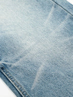 Men's loose fit jeans from Trendsi, showcasing relaxed denim style with a classic five-pocket design and casual fit.