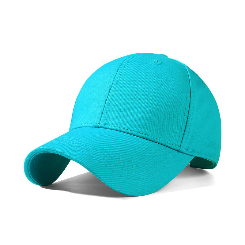 Classic adjustable breathable cotton baseball cap by Trendsi, featuring a casual design with a curved brim and adjustable strap.