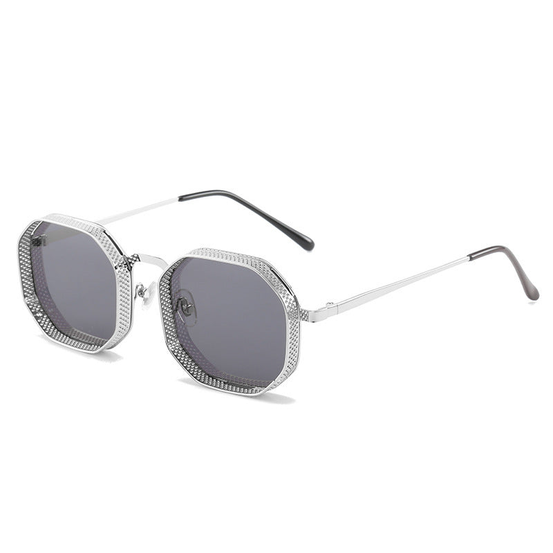 Metal frame sunglasses by Plush Fashion Hub featuring a lightweight, sleek design with stylish lenses.