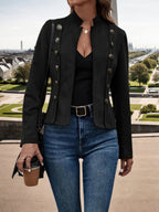 Women’s wide leg denim overalls in casualwear style by Plush Fashion Hub, featuring a relaxed fit and classic denim fabric.