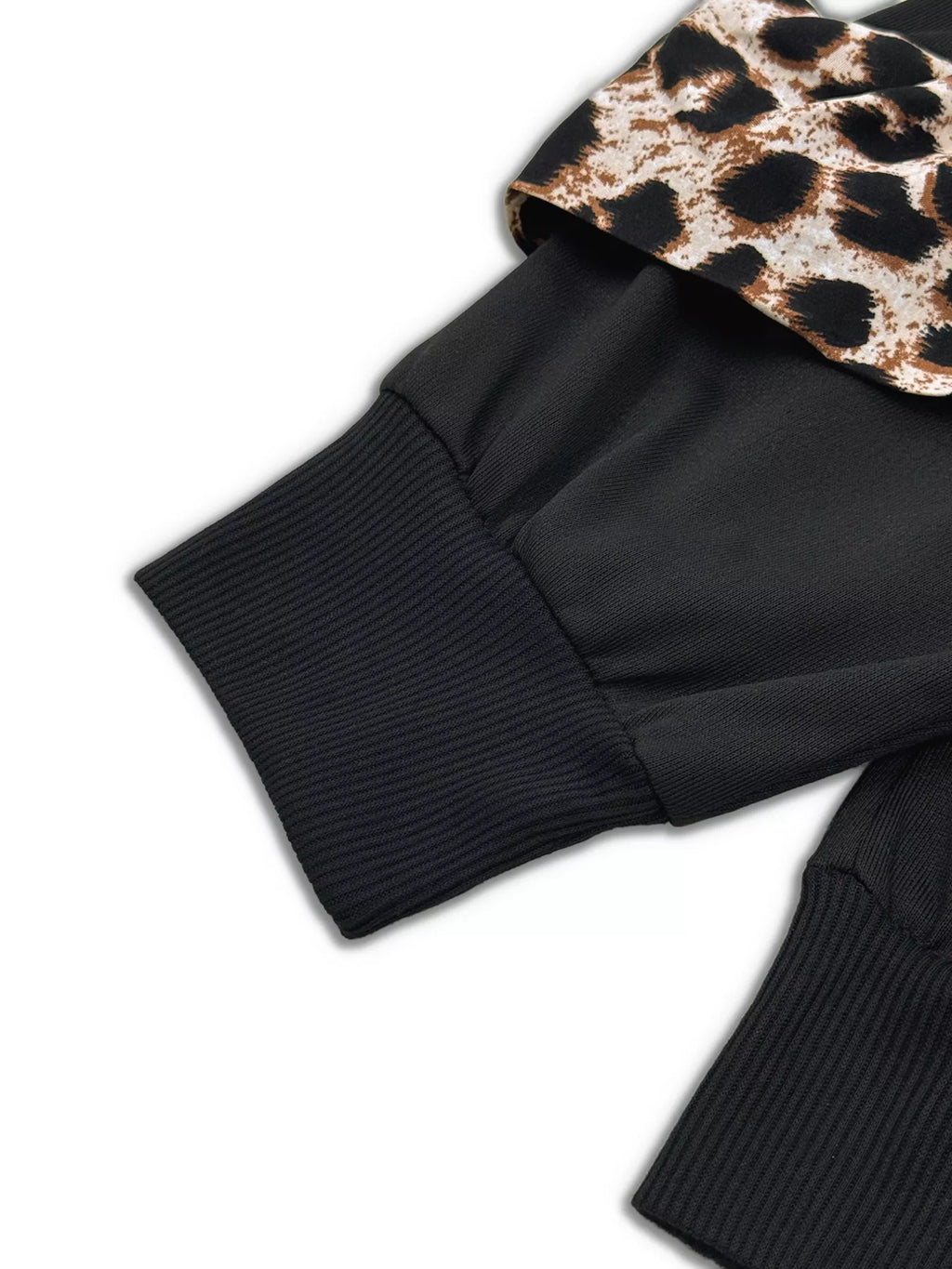Simply Love leopard trim top and pants set featuring a stylish leopard print design and comfortable fit.