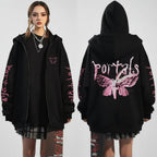 Women’s FitiqueFit zipper sweater jacket, casual knit streetwear outerwear with front zipper, stylish and comfortable for everyday wear.