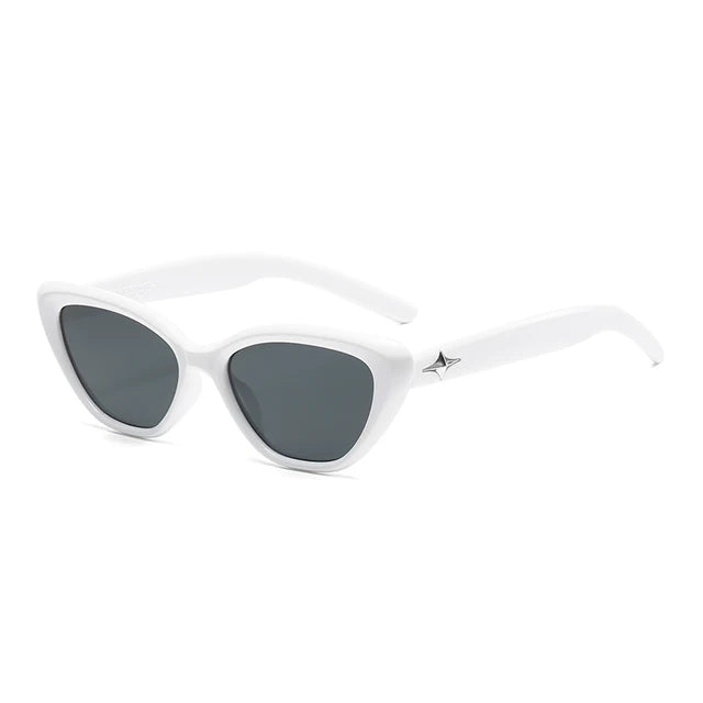 Fashion Cat Eye Sunglasses for Women and Men with classic rice nail design, stylish eyewear by Plush Fashion Hub