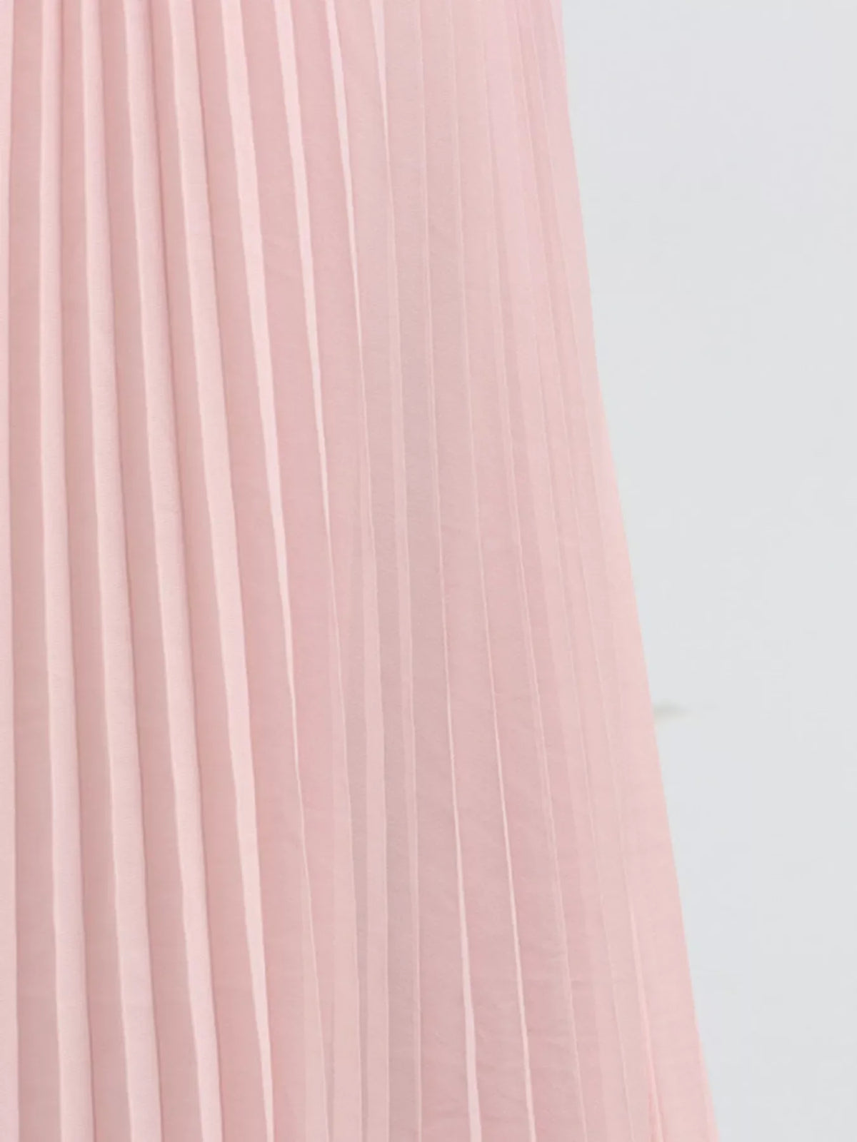 Plush Fashion Hub frill lapel collar top and pleated skirt two-piece set, stylish and coordinated outfit for women.