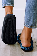 Threaded Pear Bellamy Sole Slip-On Slippers with soft fabric and cushioned soles, perfect for cozy indoor wear.