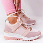 Eprolo City Chic Mesh Platform Sneakers with breathable mesh uppers and chunky rubber soles for stylish comfort.