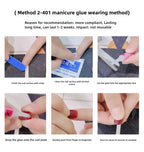 0939- Handmade press on nails fake nails removable - Plush Fashion Hub
