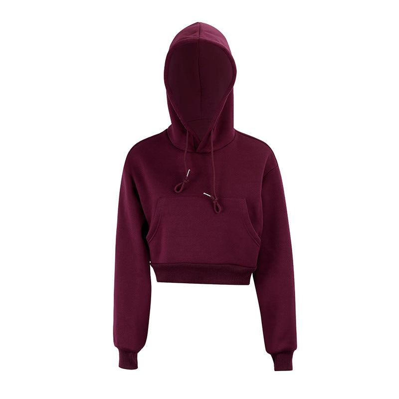 Eprolo slim fit hooded long sleeve sweatshirt with front pocket, casual tops for men or women, in a comfortable, stylish design