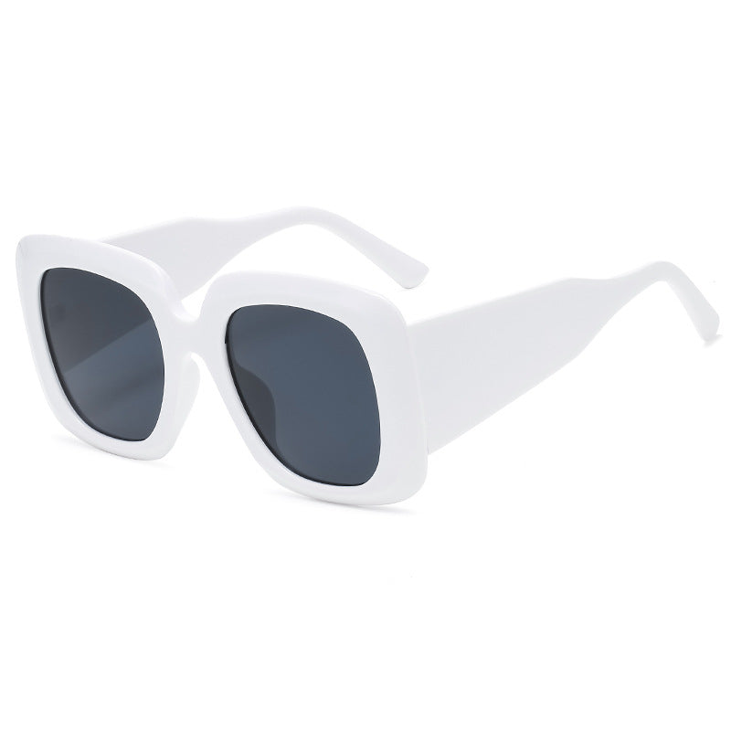 Retro outdoor UV400 sunglasses by Plush Fashion Hub in six bold colorways, featuring classic eyeWear style and UV protection.