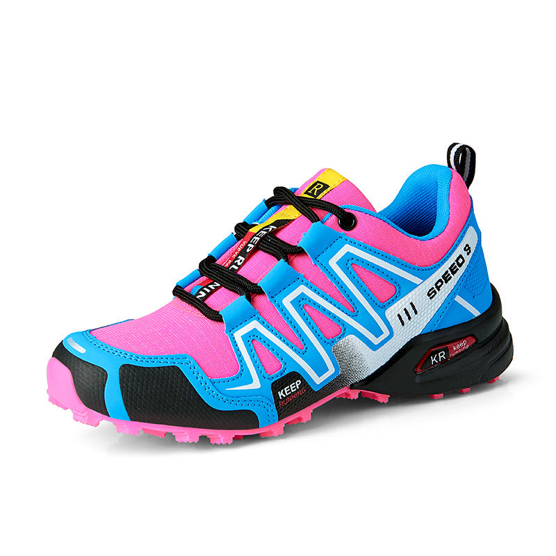 Outdoor Men's Hiking Shoes, Trail Running Shoes, Breathable Walking Shoes, Large Size Women's Shoes