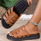 Open toe platform sandals by Shopimist featuring a chunky heel and strappy design, perfect for stylish summer footwear.