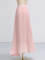 Shopimist frill lapel collar top and pleated skirt set, featuring a stylish blouse and matching skirt, perfect for elegant outfits.