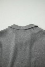 Shopimist half zip polo tee and casual pant set, featuring a stylish half-zip polo shirt and comfortable matching pants.
