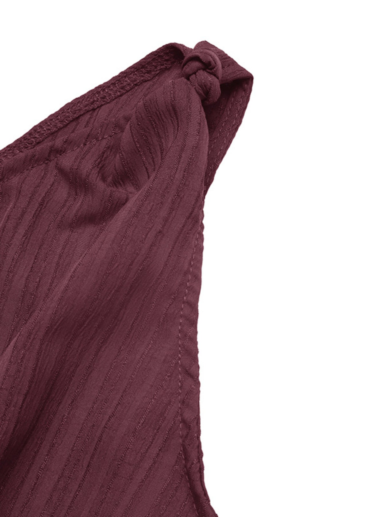 Elegant one-shoulder tie-waist romper by Plush Fashion Hub featuring a summer jumpsuit in premium polyester fabric.
