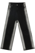 Trendsi side contrast jeans with front and back pockets, slim fit denim with stylish color accents and classic five-pocket design.