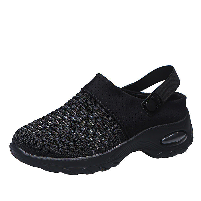 Light breathable women’s sandals with air cushion sole, perfect for spring and summer daily wear, by Plush Fashion Hub.
