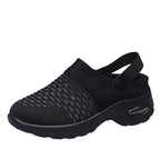 Light breathable women’s sandals with air cushion sole, perfect for spring and summer daily wear, by Plush Fashion Hub.