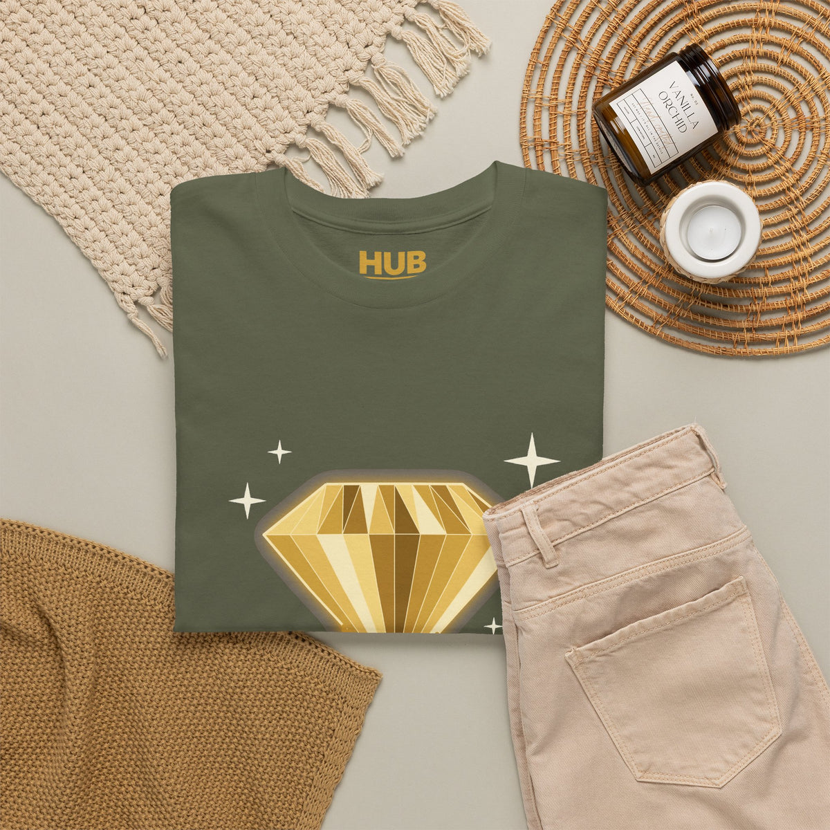Pressure Makes Diamonds Tee – Black & Gold Streetwear