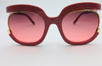 Cat Eye half-frame UV400 sunglasses for women by Plush Fashion Hub, stylish eyewear with black frames and tinted lenses.