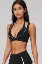 Fitglutes Activewear sports bra and leggings set, Clarity Contour Line design, stylish gymwear for workout and active lifestyle.