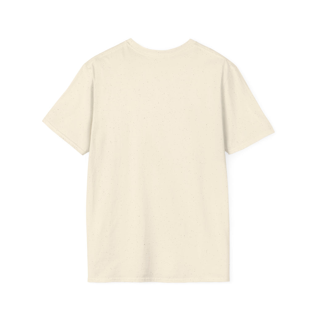 Unisex Softstyle T-Shirt by Printify featuring a comfortable fit and smooth fabric, displayed on a plain background.