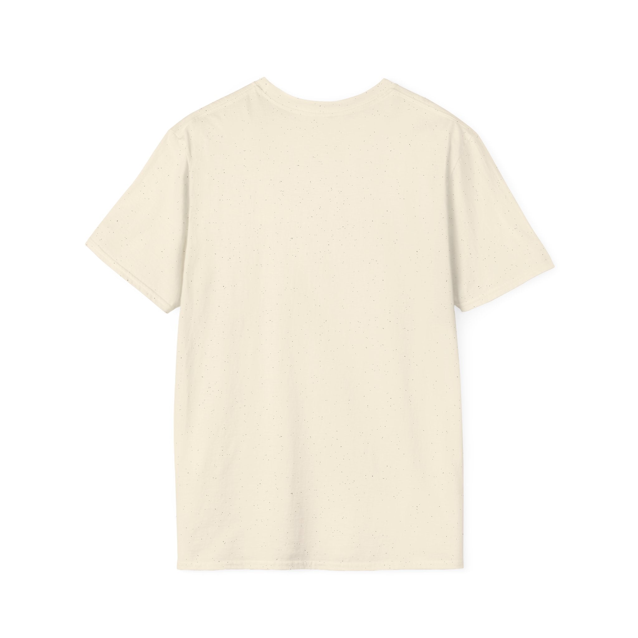 Unisex Softstyle T-Shirt by Printify featuring a comfortable fit and smooth fabric, displayed on a plain background.