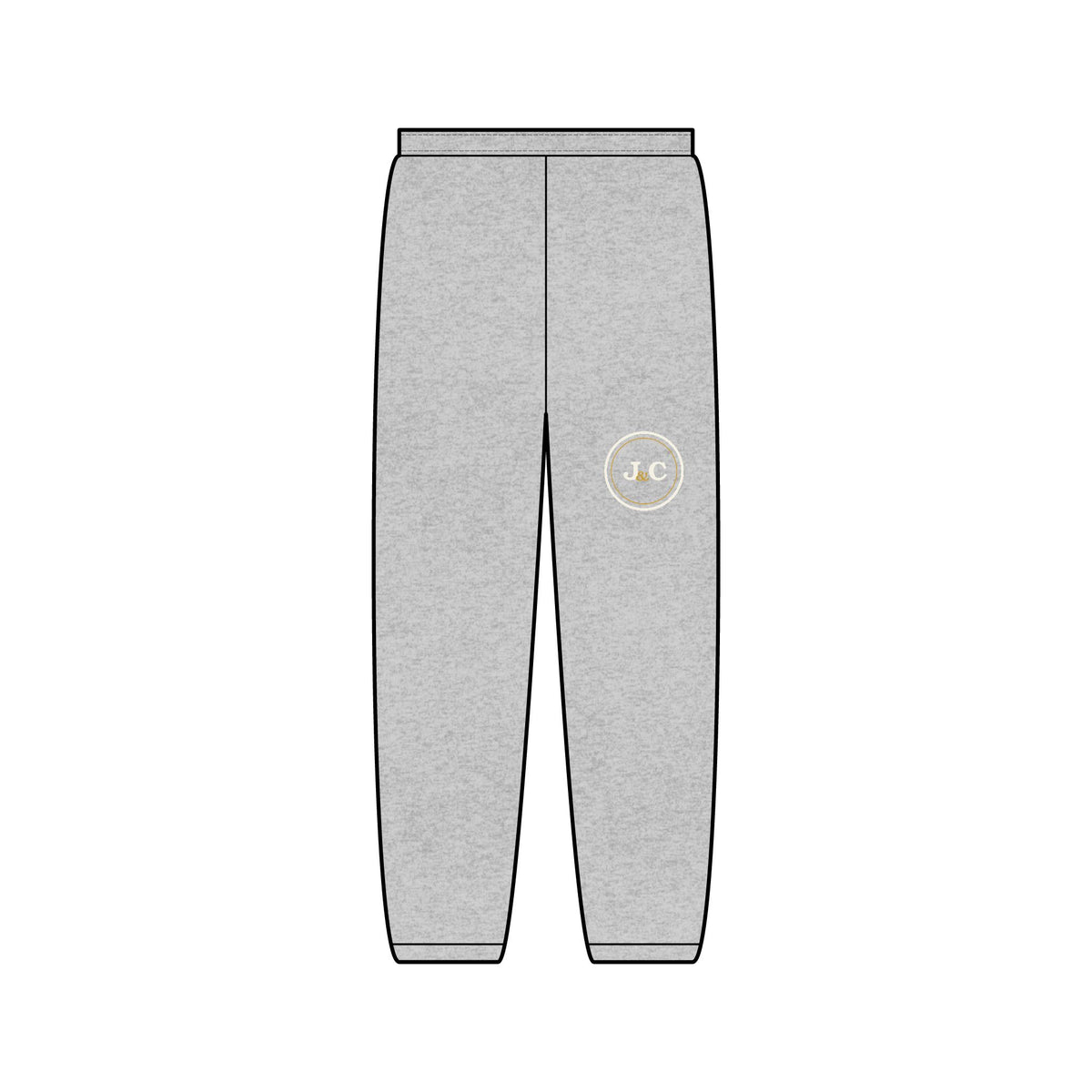 JC Logo Black Sweatpants