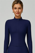 Fitglutes Activewear 3-piece set featuring a sports bra, jacket, and leggings for workout and gym activities.