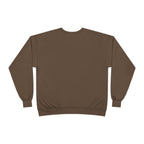 Gold script Jesus Crown crewneck sweatshirt by Wear Your Worship, featuring inspirational religious design on soft apparel.