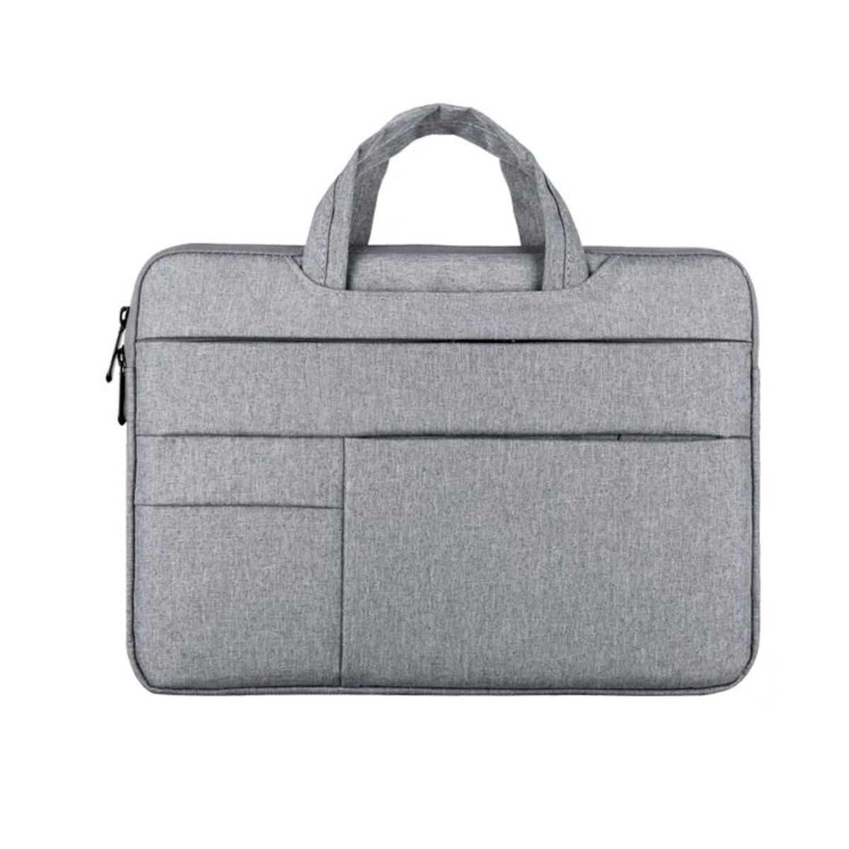Plush Fashion Hub 13-15.6 inch laptop bag with shoulder strap, black carrying case for business, school, or leisure use.