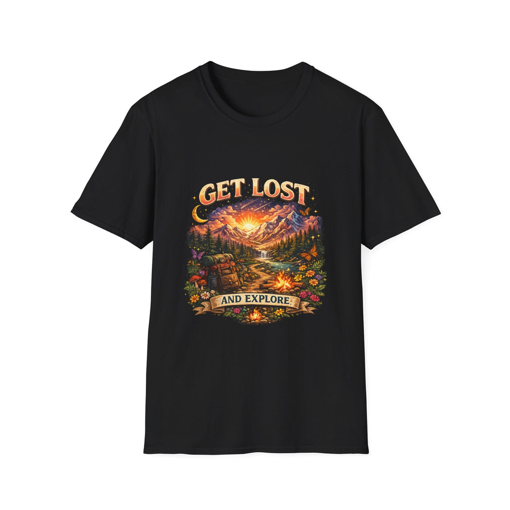 Unisex softstyle T-shirt by Printify featuring a comfortable fit and smooth fabric in a casual style.
