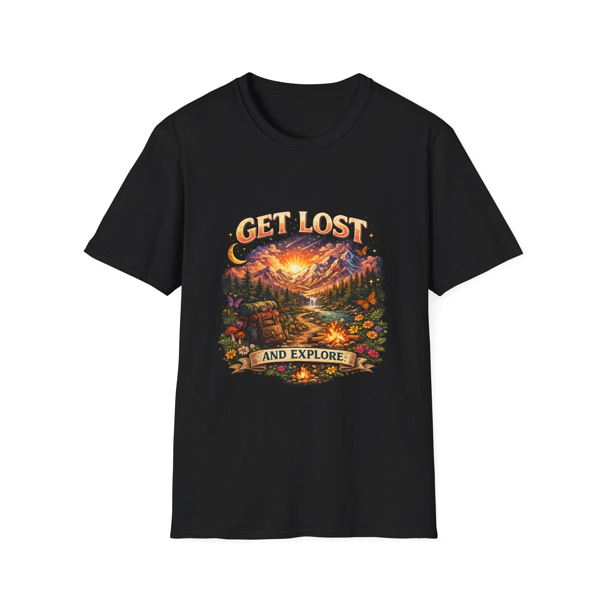 Unisex softstyle T-shirt by Printify featuring a comfortable fit and smooth fabric in a casual style.
