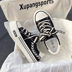 Women’s platform canvas chunky sneakers by Plush Fashion Hub featuring height-increasing trainers with stylish, comfortable design.