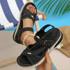 Open toe platform sandals by Shopimist with chunky heel and strappy design, perfect for summer casual wear.