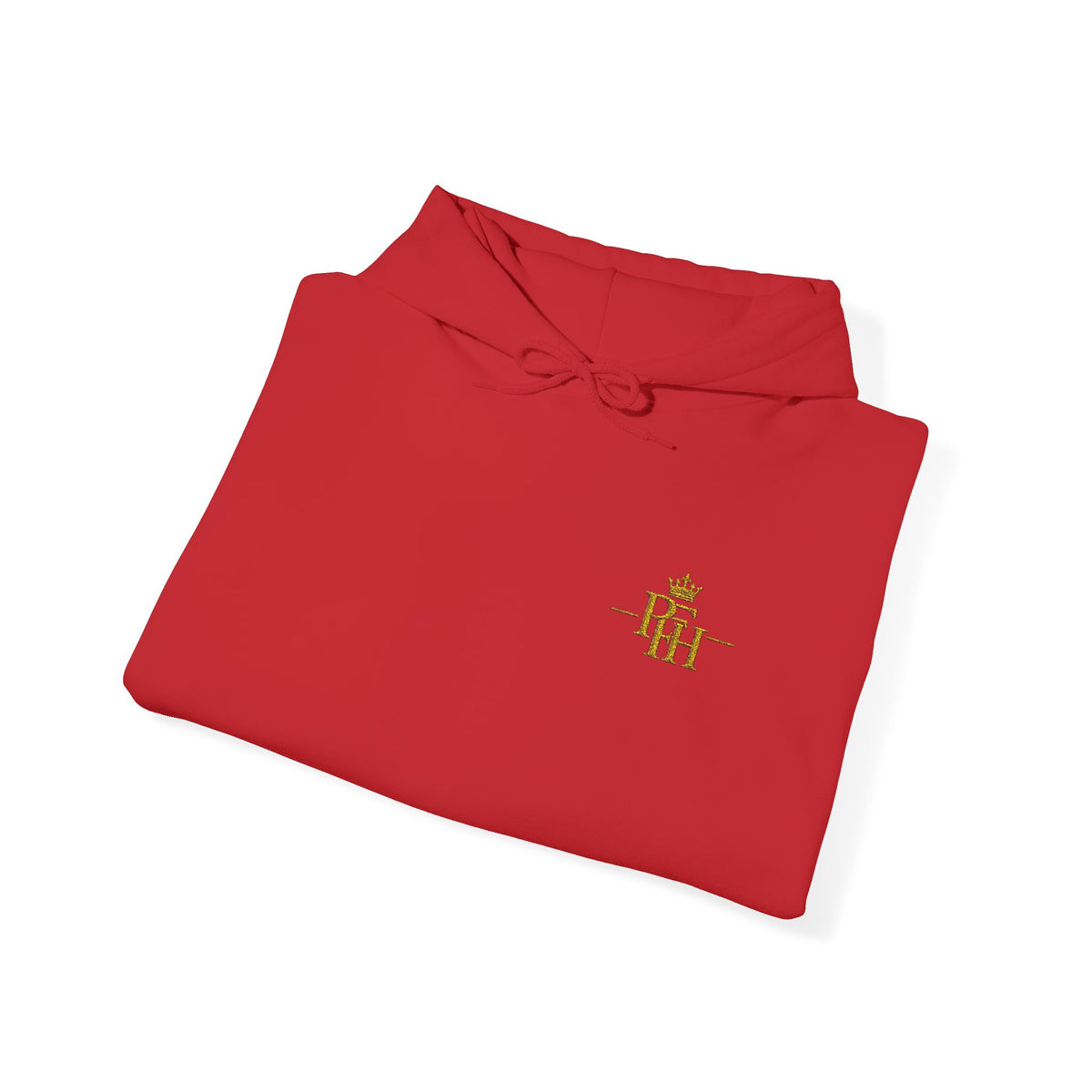 PFH Crown Embroidered Hoodie – Black & Gold