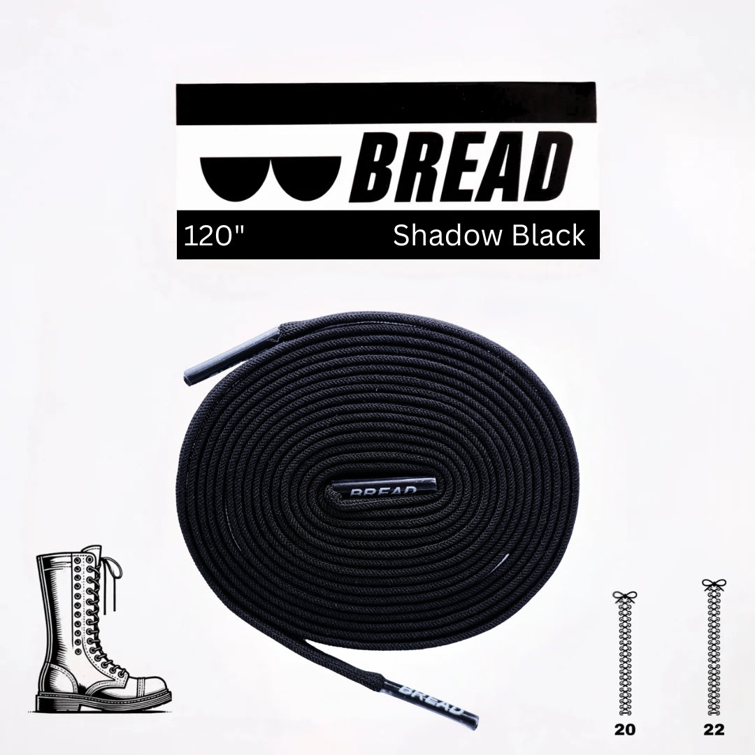 Black elastic shoelace from Plush Fashion Hub, featuring a sleek shadow black color and classic design for easy slip-on style.
