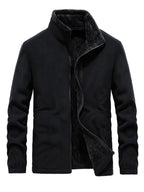 Men's zip-up long sleeve jacket by Shopimist featuring a sleek design and comfortable fit, shown in the image.